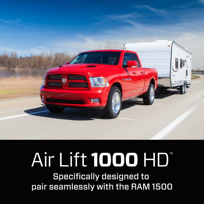 Air Lift 1000HD Rear Air Spring Kit | 2009-2024 Ram 1500 2WD/4WD | 2,100 lb Load Support | 60818HD