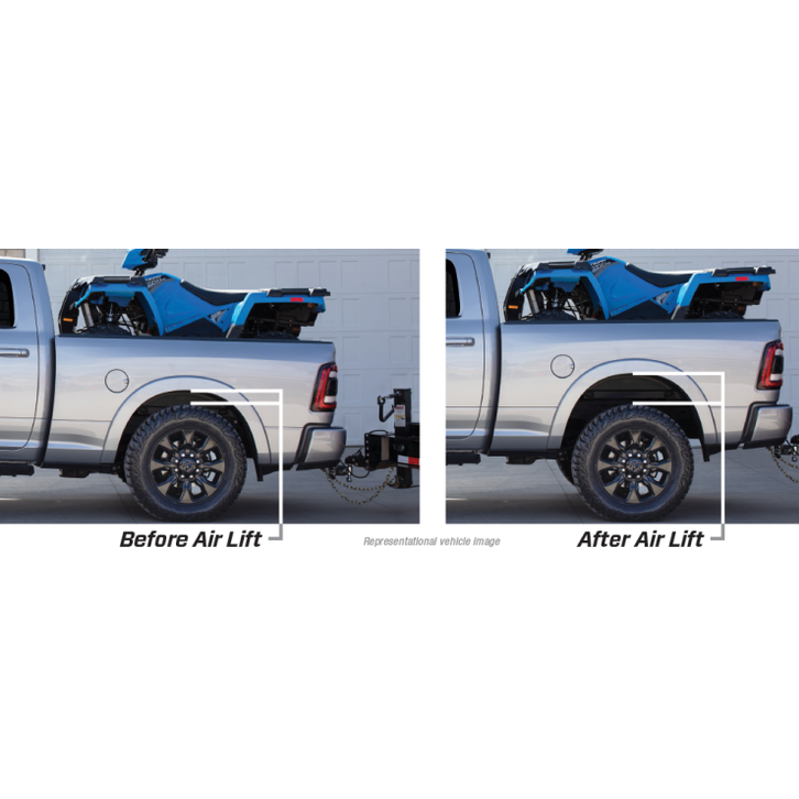 Air Lift LoadLifter 5000 Ultimate Rear Air Spring Kit | 2003-2018 Ram 2500/3500 2WD | 5,000 lb Load Support | 88297