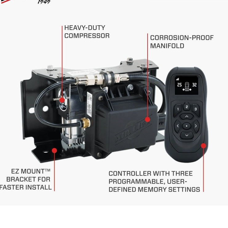 Air Lift WirelessAir V2 Dual Path Compressor System w/ EZ Mount | Universal Fit | 74000EZ