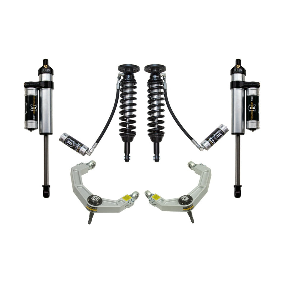 ICON Stage 4 Suspension System w/ Billet UCA | 2009-2013 Ford F-150 4WD | 1.75-2.63 in Lift | K93004