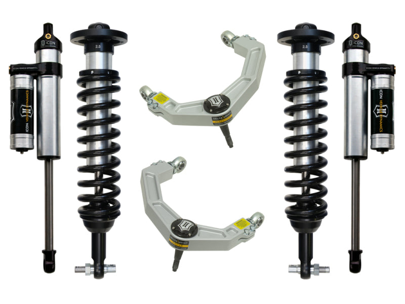 ICON Stage 3 Suspension System w/ Billet UCA | 2014 Ford F-150 2WD | 0-2.63 in Lift | K93073