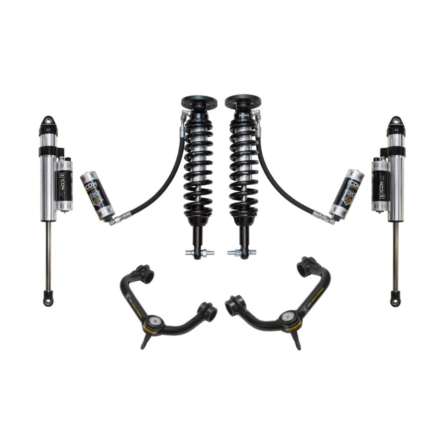ICON Stage 5 Suspension System w/ Tubular UCA | 2014 Ford F-150 2WD | 1.75-2.63 in Lift | K93075T