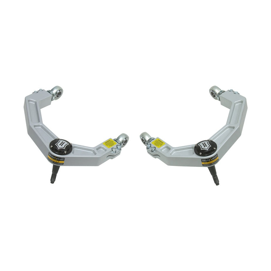 ICON Front Billet Upper Control Arms w/ Delta Joint | 2004-2020 Ford F-150 / 2014-2021 Ford Expedition 2WD/4WD | 98505DJ