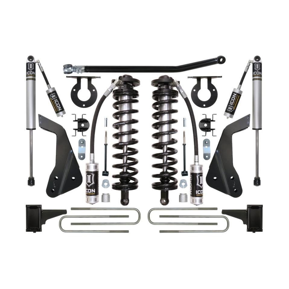 ICON Stage 1 Coilover Conversion System | 2005-2007 Ford F-250/F-350 Super Duty 4WD | 4-5.5 in Lift | K63111