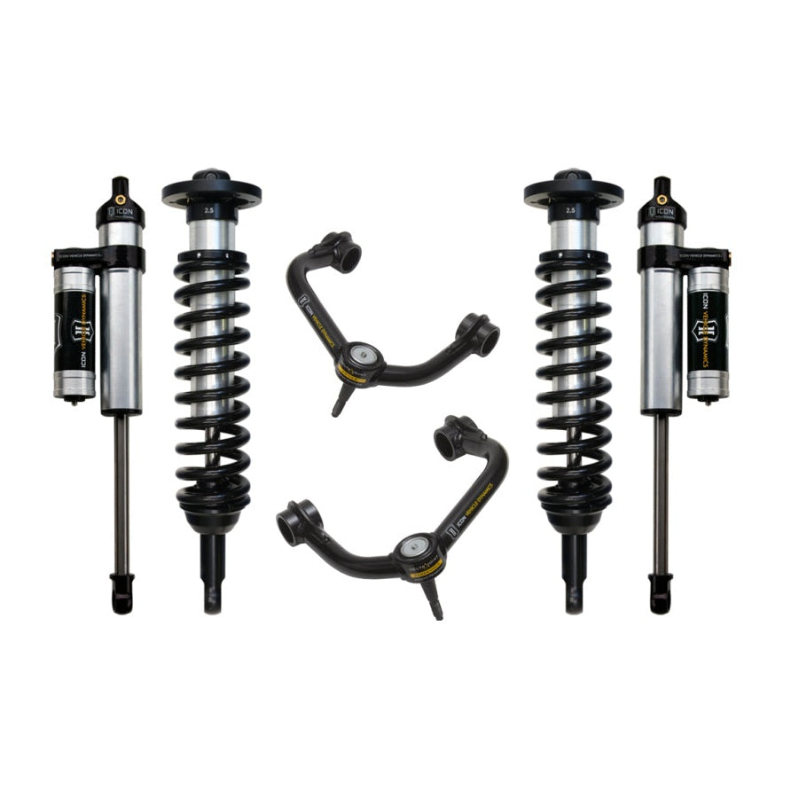 ICON Stage 3 Suspension System w/ Tubular UCA | 2004-2008 Ford F-150 2WD/4WD | 0-2.63 in Lift | K93032T