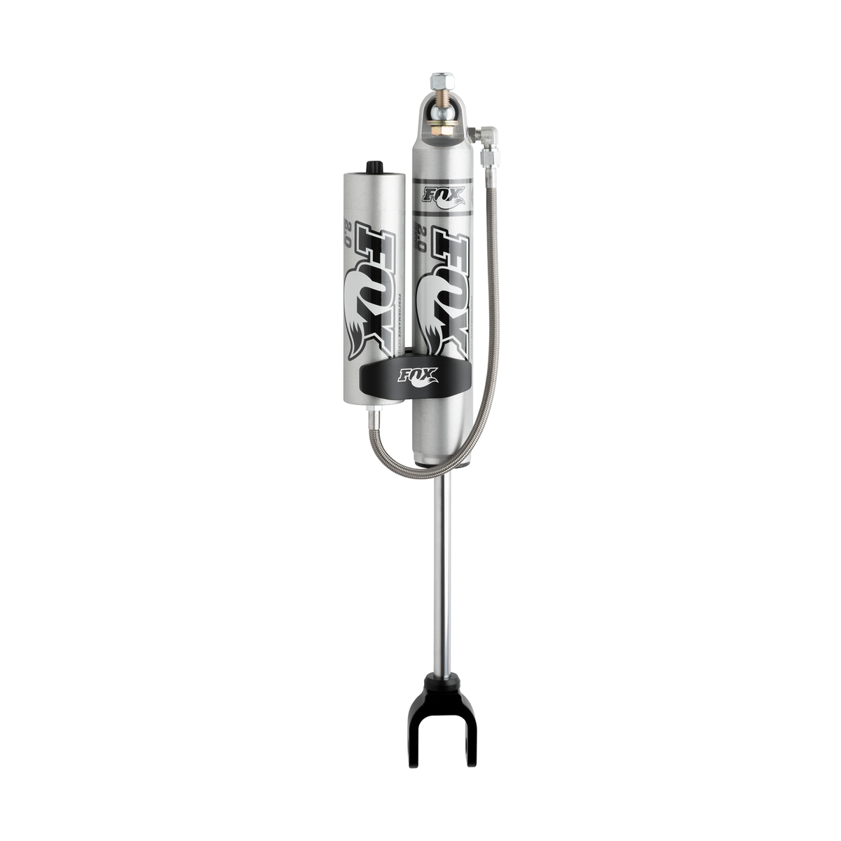 Fox 2.0 Performance remote reservoir front shock 980-24-964 for 2011-2019 Chevy/GMC 2500HD/3500HD at stock height