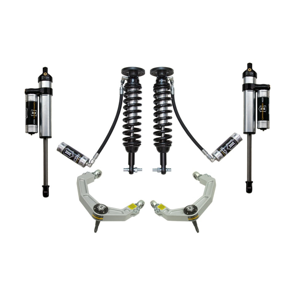 ICON Stage 4 Suspension System w/ Billet UCA | 2014 Ford F-150 4WD | 1.75-2.63 in Lift | K93064