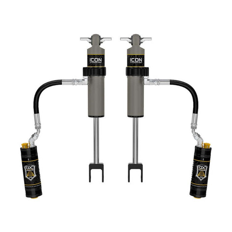 ICON 3.0 Series VS RR CDCV Rear Shocks (Pair) | 2007-2026 Chevy/GMC 2500HD/3500HD 2WD/4WD | For 0-2 in Lift | 71705CP