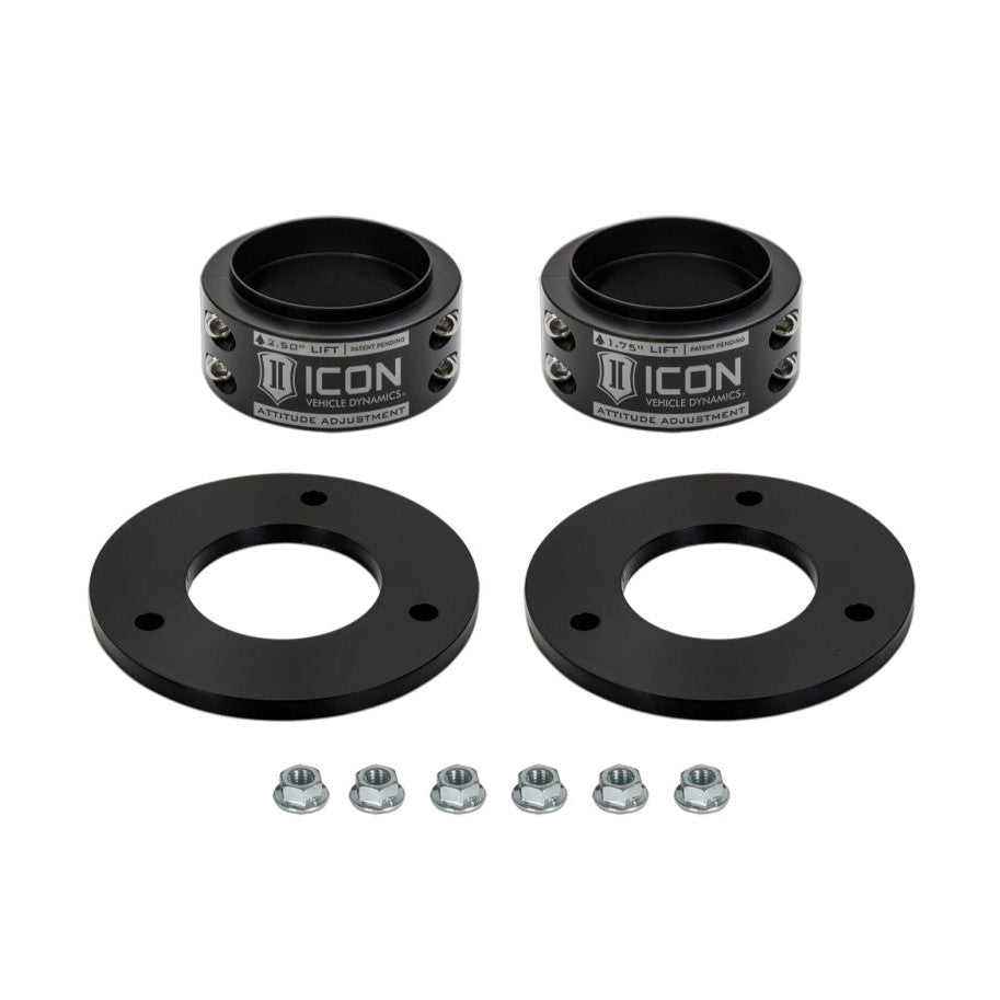 ICON AAC Coil Spring Collar Leveling Kit | 2021-2025 Ford F-150 Raptor 4WD | 0.5-2.5 in Lift | IVD6135B