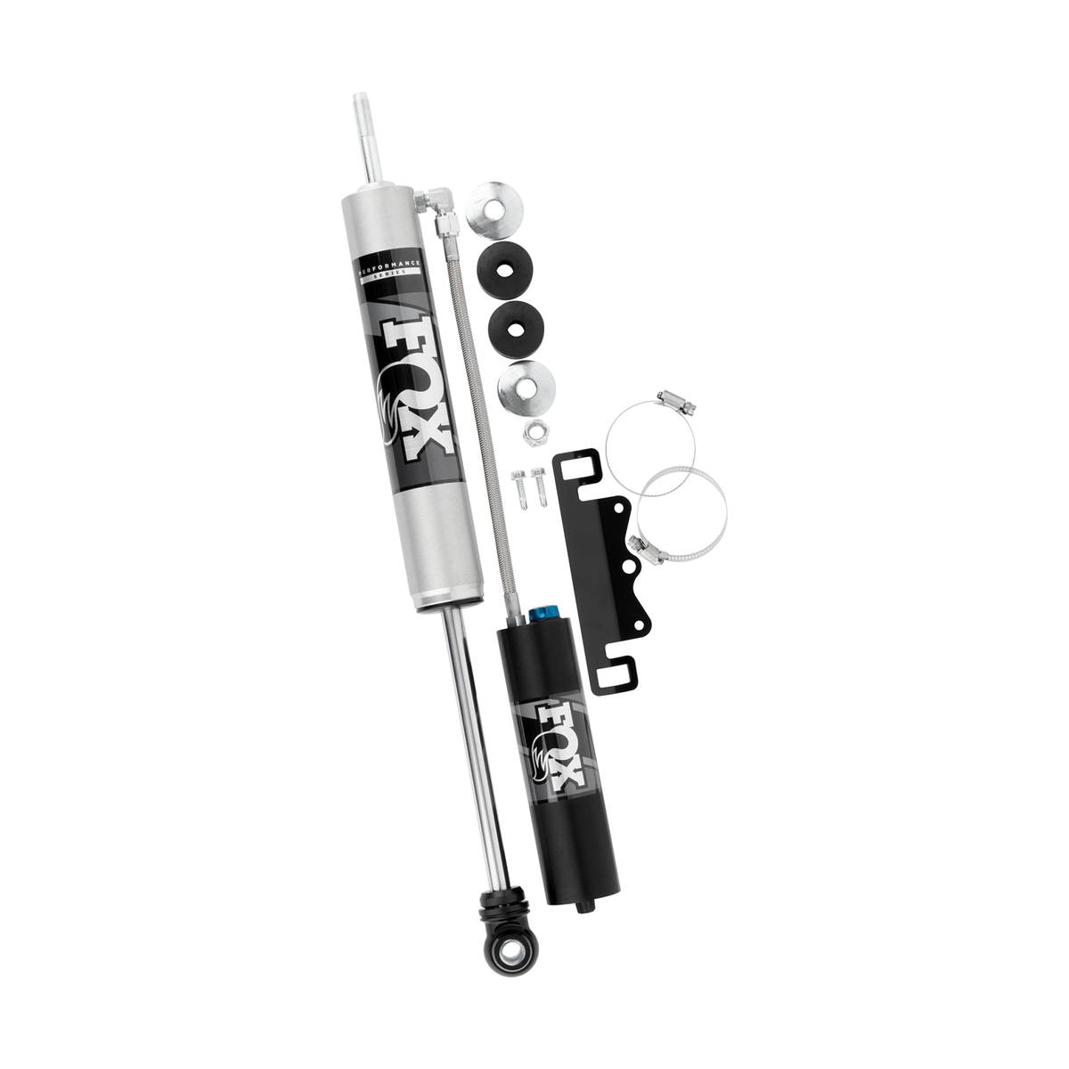 Fox 2.0 Performance Series Front Reservoir Shock Set w/ CD Adjuster | 2017-2025 Ford F-250/F-350 Super Duty 2WD/4WD | 0-1.5 in Lift | 985-26-161