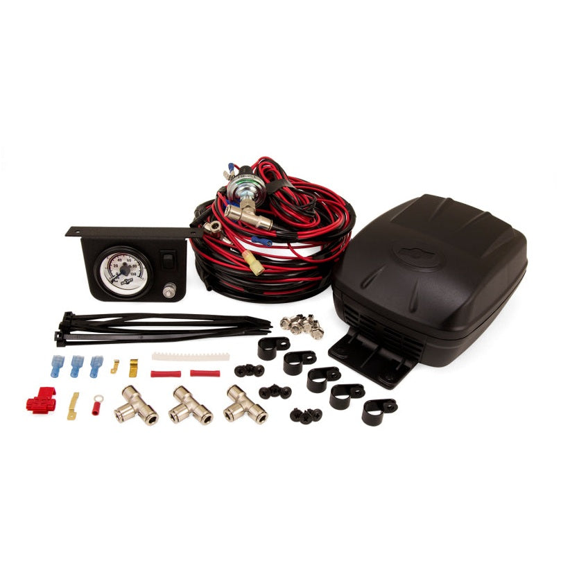 Air Lift LoadController II Single Path Compressor System w/ Gauge | Universal Fit | 25592