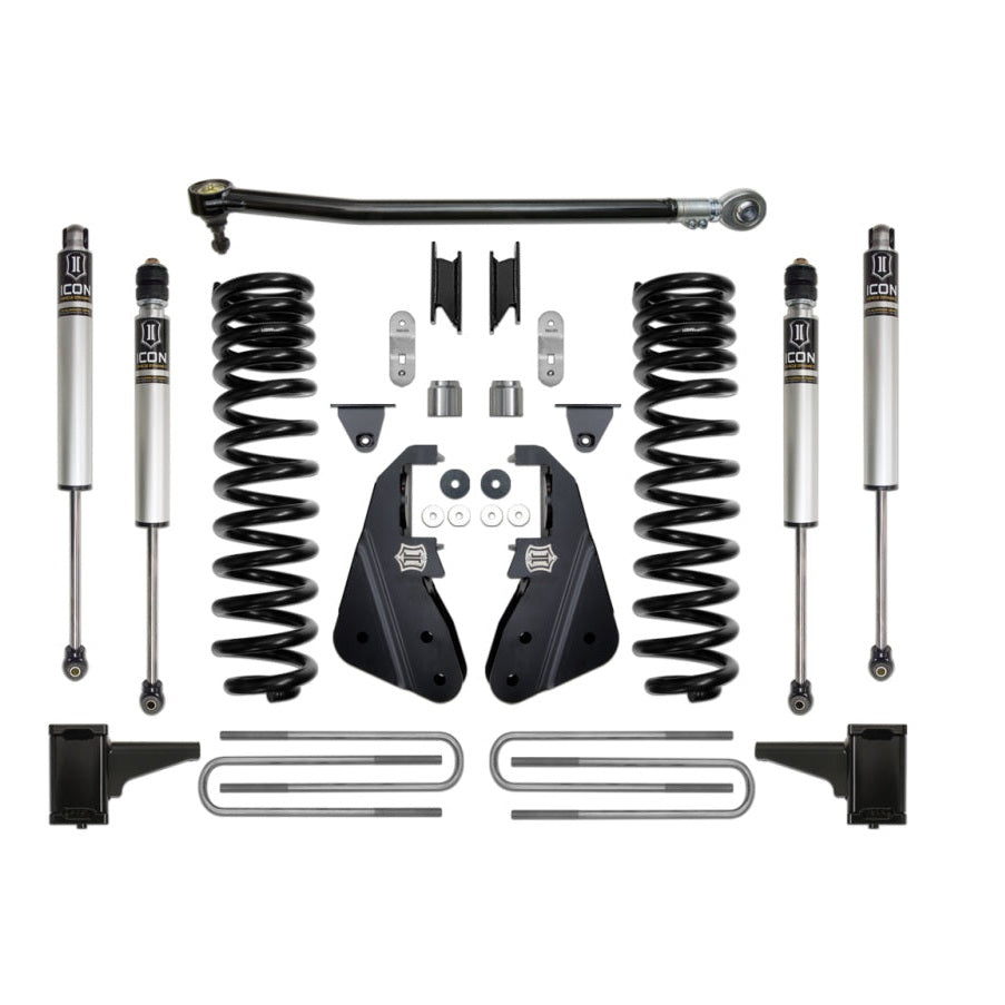 ICON Stage 1 Suspension System | 2017-2021 Ford F-250/F-350 Super Duty 4WD | 4.5 in Lift | K64511