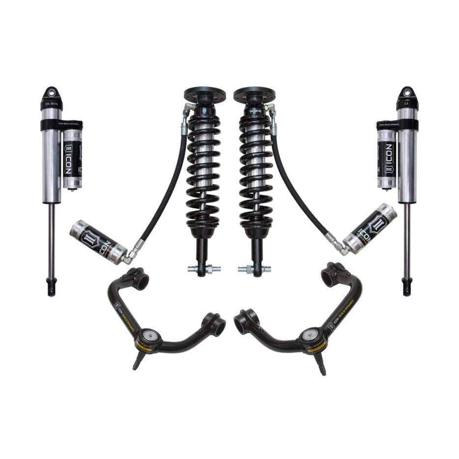 ICON Stage 4 Suspension System w/ Tubular UCA | 2015-2020 Ford F-150 2WD | 1.75-3 in Lift | K93094T