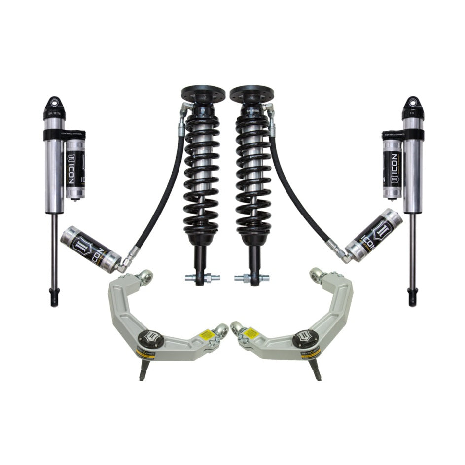 ICON Stage 4 Suspension System w/ Billet UCA | 2015-2020 Ford F-150 2WD | 1.75-3 in Lift | K93094