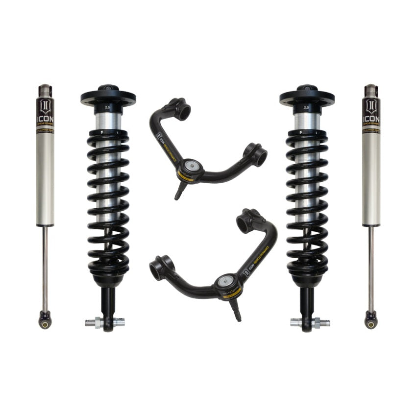 ICON Stage 2 Suspension System w/ Tubular UCA | 2014 Ford F-150 2WD/4WD | 0-2.63 in Lift | K93072T