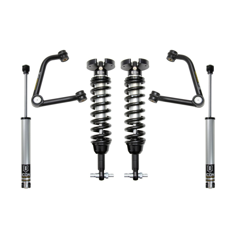 ICON Stage 2 Suspension System w/ Tubular UCA | 2019-2023 Chevy/GMC 1500 2WD/4WD | 1.5-3.5 in Lift | K73062T