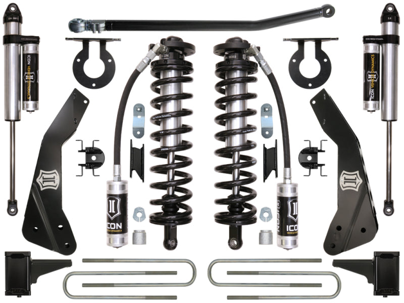 ICON Stage 3 Coilover Conversion System | 2011-2016 Ford F-250/F-350 Super Duty 4WD | 4-5.5 in Lift | K63133