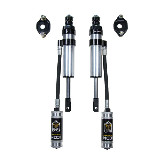 ICON 2.5 Series VS RR CDCV Front Shocks (Pair) w/ Upper Control Arms | 2011-2019 Chevy/GMC 2500HD/3500HD 2WD/4WD | For 0-2 in Lift | 77832CP