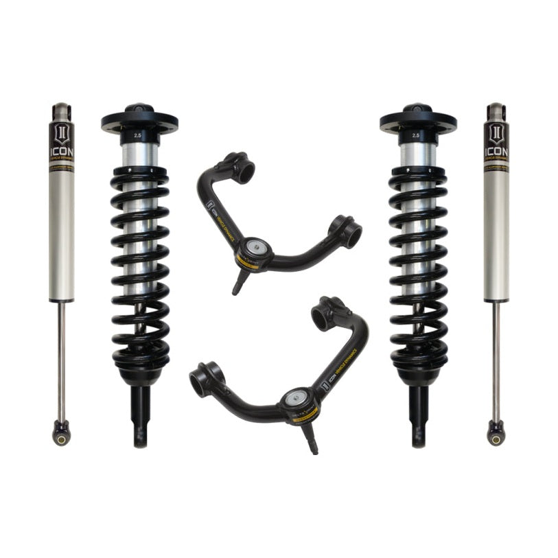ICON Stage 2 Suspension System w/ Tubular UCA | 2004-2008 Ford F-150 2WD/4WD | 0-2.63 in Lift | K93021T
