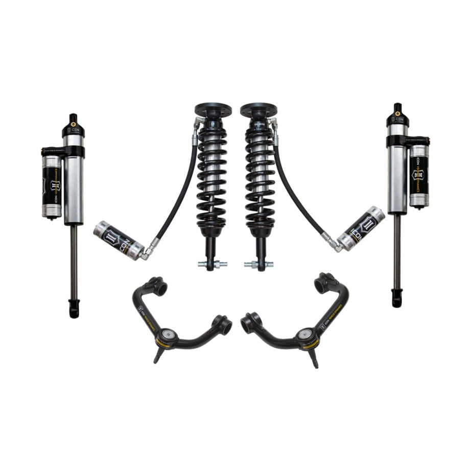 ICON Stage 4 Suspension System w/ Tubular UCA | 2014 Ford F-150 4WD | 1.75-2.63 in Lift | K93064T