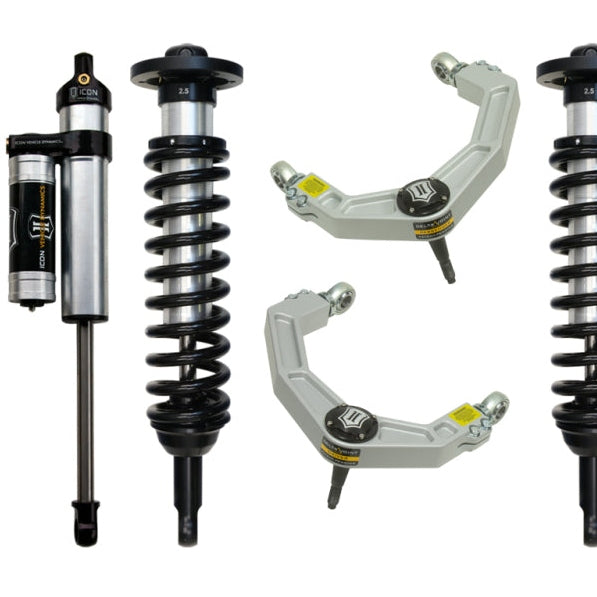 ICON Stage 3 Suspension System w/ Billet UCA | 2009-2014 Ford F-150 2WD/4WD | 0-2.63 in Lift | K93003