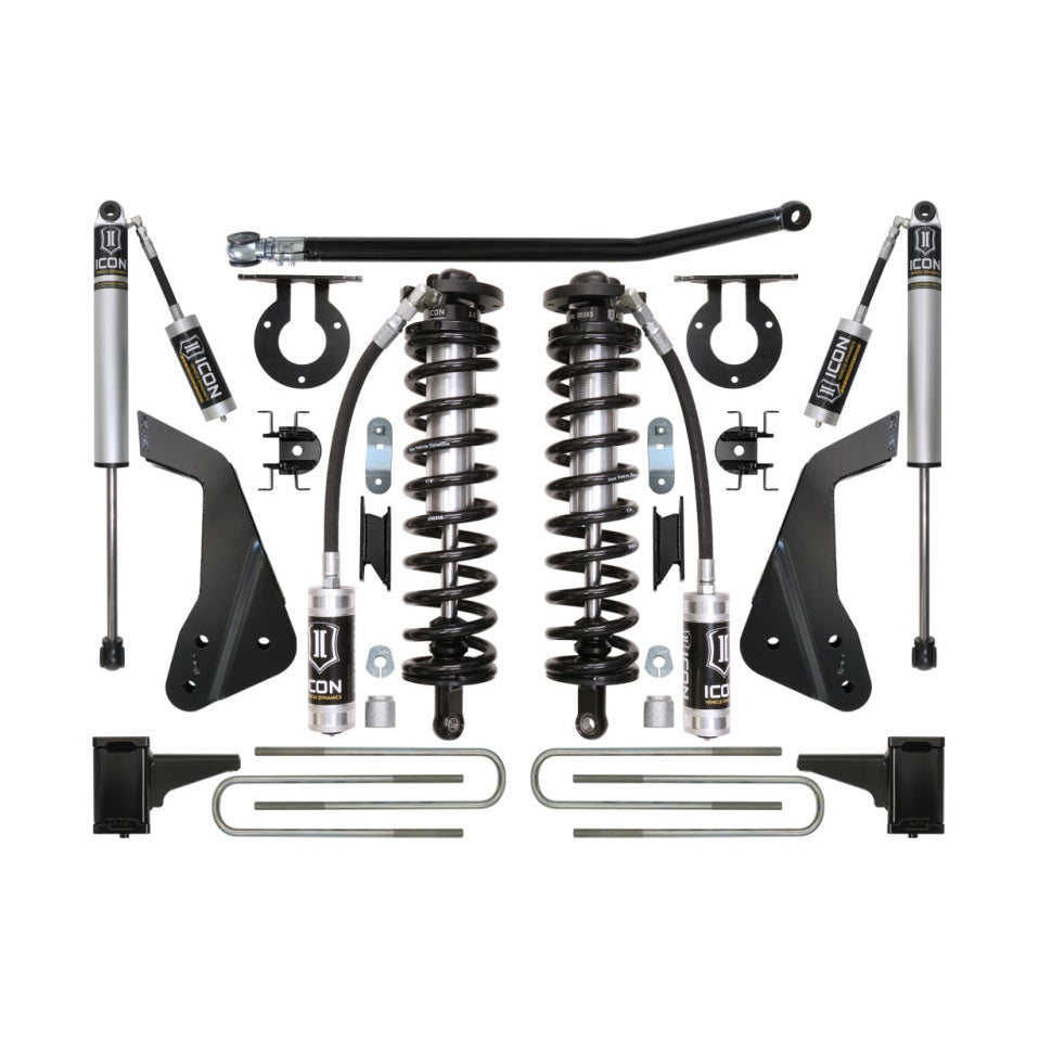 ICON Stage 1 Coilover Conversion System | 2008-2010 Ford F-250/F-350 Super Duty 4WD | 4-5.5 in Lift | K63121