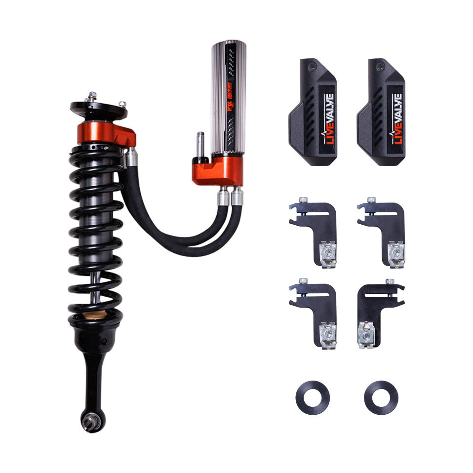 Fox 3.2 Factory Race Live Valve Front (Raptor) Reservoir Coilover Set | 2021-2026 Ford F-150 2WD/4WD | Adjustable Lift | 883-06-182