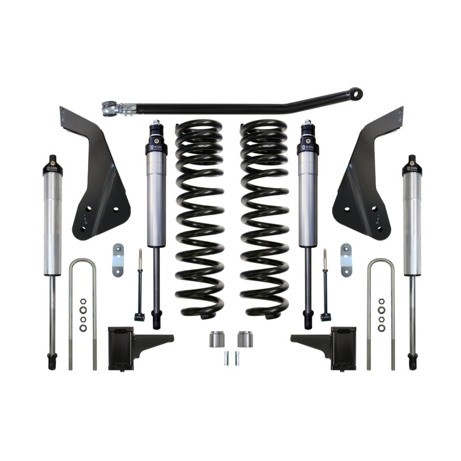 ICON Stage 2 Suspension System | 2005-2007 Ford F-250/F-350 Super Duty 4WD | 4.5 in Lift | K64501