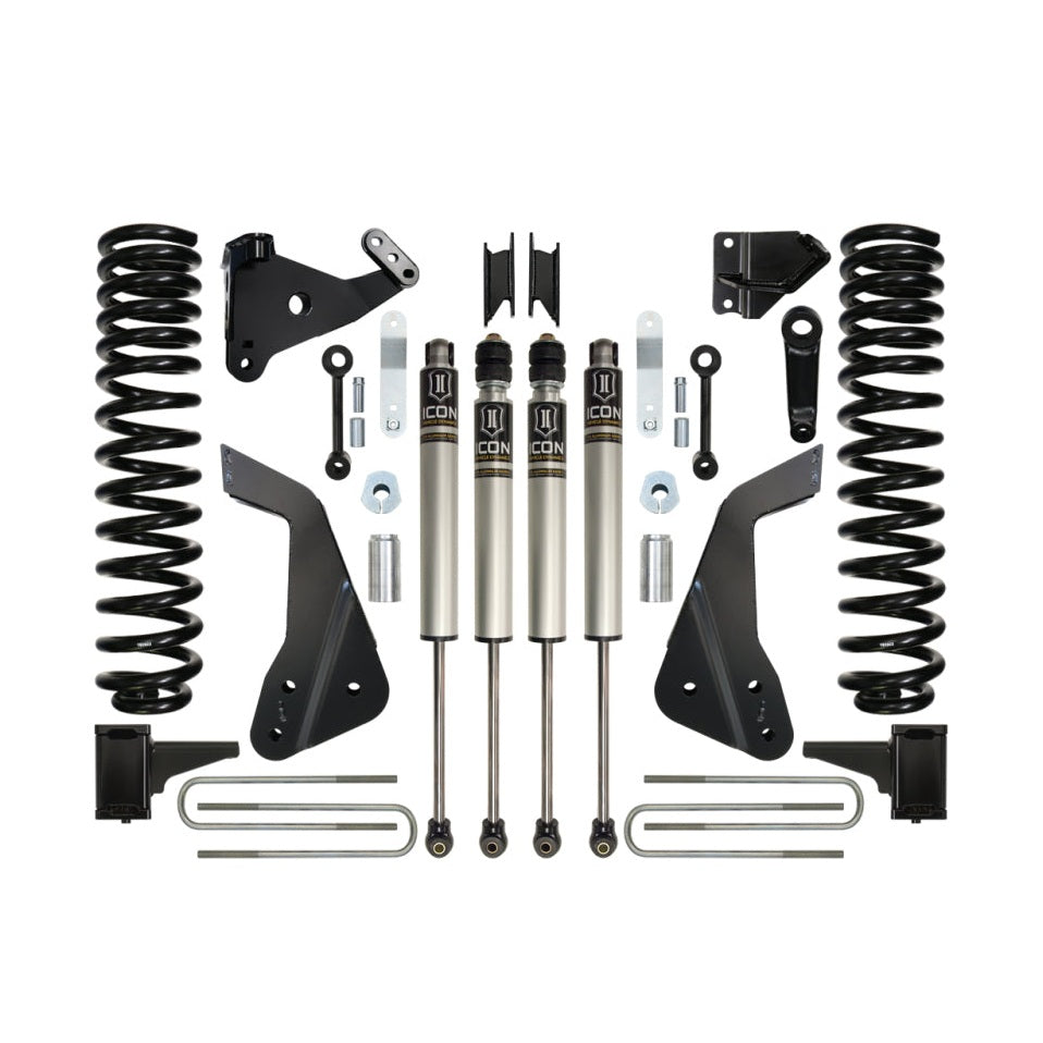 ICON Stage 1 Suspension System | 2008-2010 Ford F-250/F-350 Super Duty 4WD | 7 in Lift | K67200