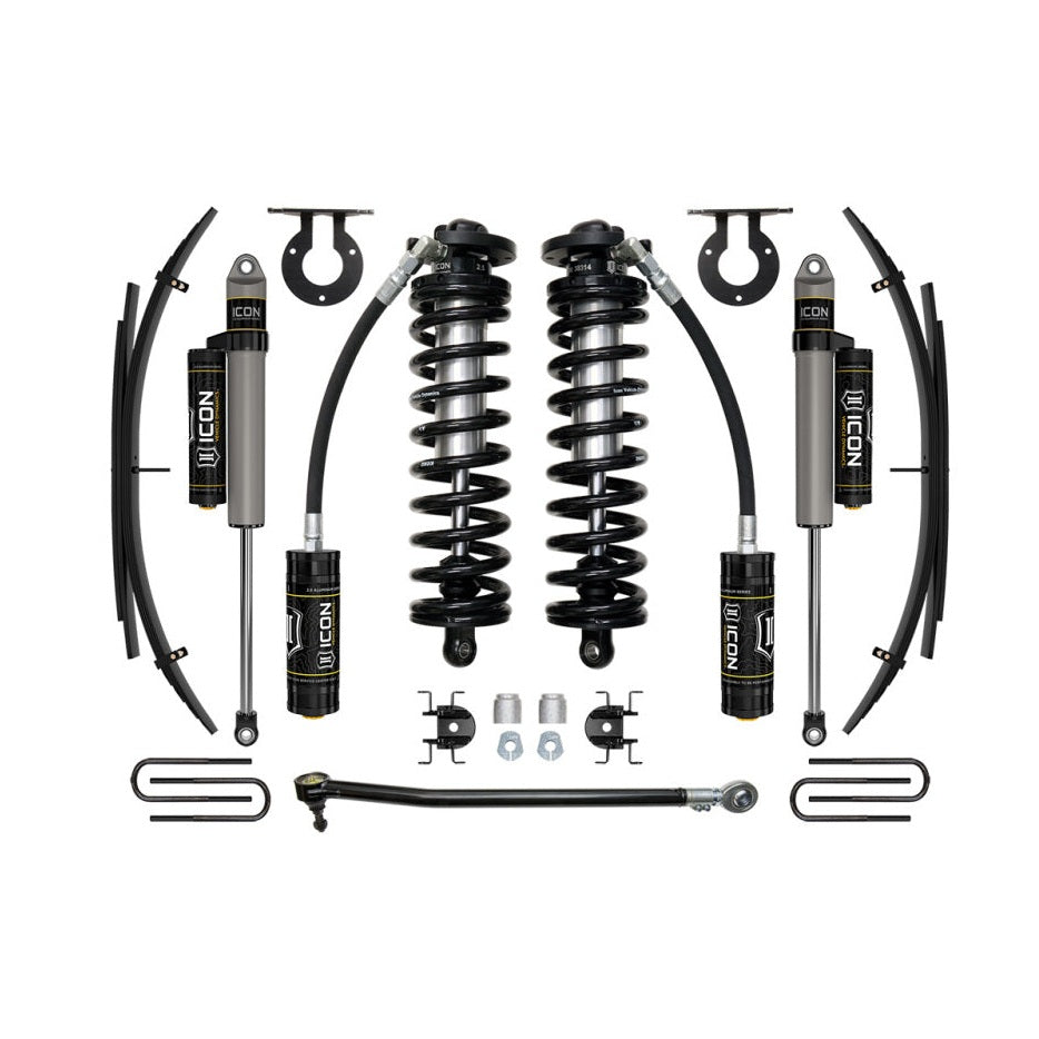 ICON Stage 3 Coilover Conversion System + Expansion Packs | 2017-2023 Ford F-250/F-350 Super Duty 4WD | 2.5-3 in Lift | K63143L