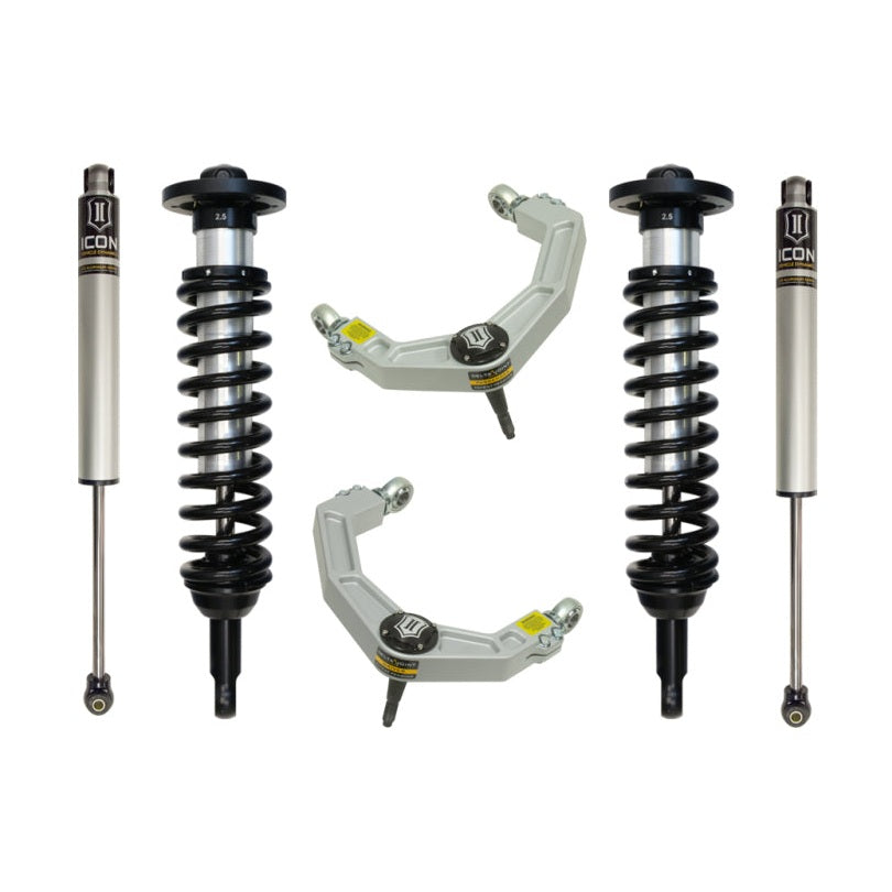 ICON Stage 2 Suspension System w/ Billet UCA | 2004-2008 Ford F-150 2WD/4WD | 0-2.63 in Lift | K93031