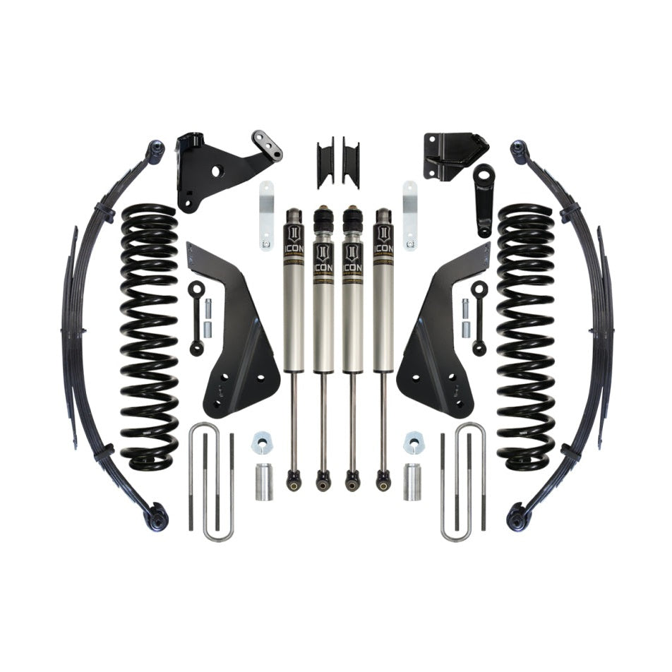ICON Stage 2 Suspension System | 2008-2010 Ford F-250/F-350 Super Duty 4WD | 7 in Lift | K67201