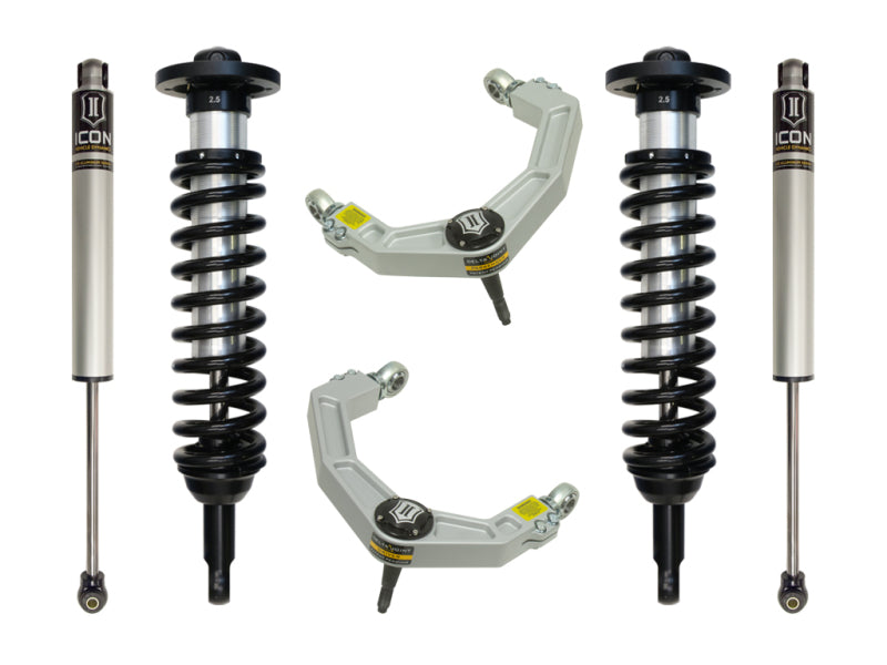 ICON Stage 2 Suspension System w/ Billet UCA | 2004-2008 Ford F-150 2WD/4WD | 0-2.63 in Lift | K93021