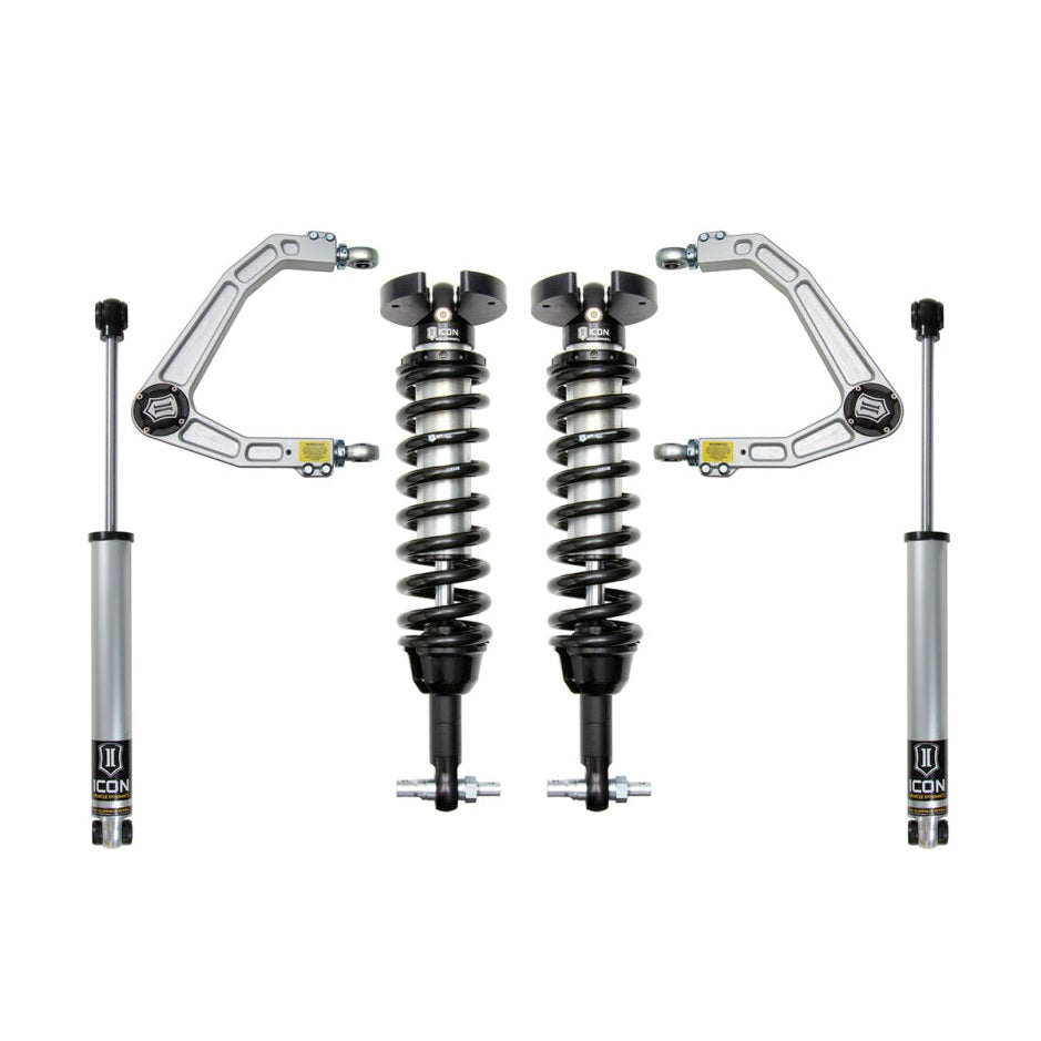 ICON Stage 2 Suspension System w/ Billet UCA | 2019-2023 Chevy/GMC 1500 2WD/4WD | 1.5-3.5 in Lift | K73062