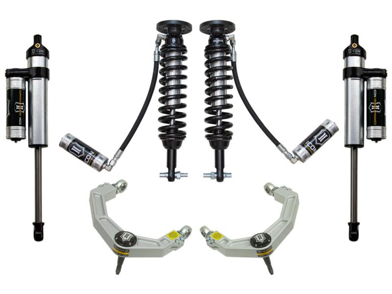 ICON Stage 4 Suspension System w/ Billet UCA | 2014 Ford F-150 2WD | 1.75-2.63 in Lift | K93074