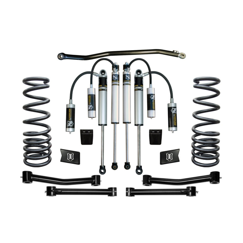 ICON Stage 3 Suspension System | 2003-2013 Ram 2500/3500 4WD | 2.5 in Lift | K212503T