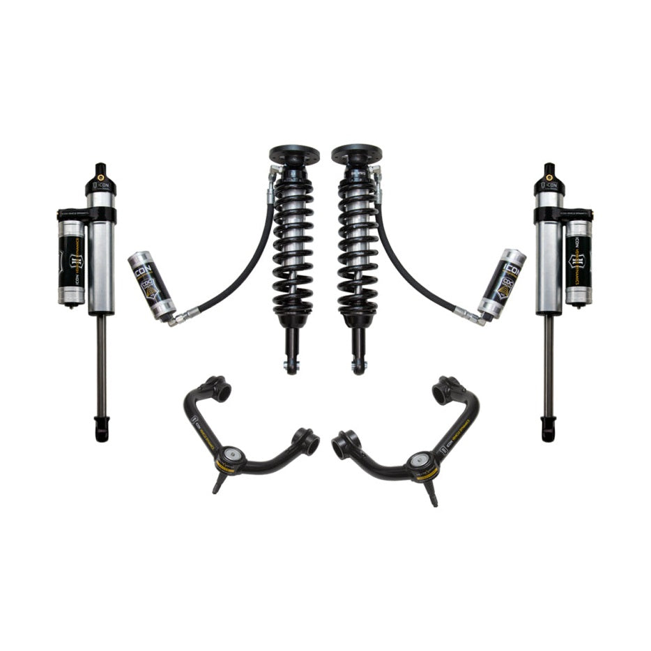 ICON Stage 4 Suspension System w/ Tubular UCA | 2009-2013 Ford F-150 2WD | 1.75-2.63 in Lift | K93013T