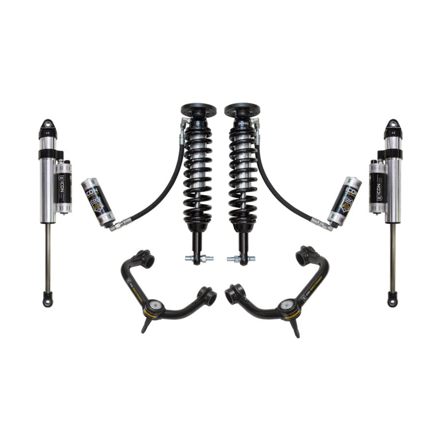 ICON Stage 5 Suspension System w/ Tubular UCA | 2014 Ford F-150 4WD | 1.75-2.63 in Lift | K93065T