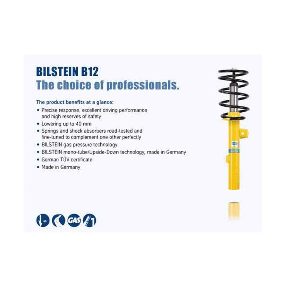 Bilstein B12 Front Coil Spring Set | 2009-2024 Ram 1500 2WD/4WD | 2 in Lift | 36-286539