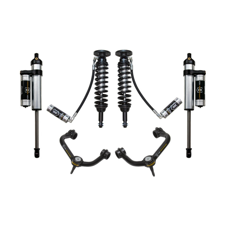 ICON Stage 3 Suspension System w/ Tubular UCA | 2009-2013 Ford F-150 2WD/4WD | 1.75-2.63 in Lift | K93012T