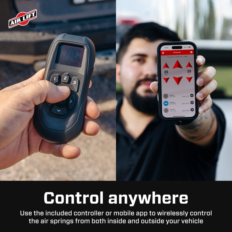 Air Lift WirelessAir V2 Dual Path Compressor System w/ EZ Mount | Universal Fit | 74000EZ