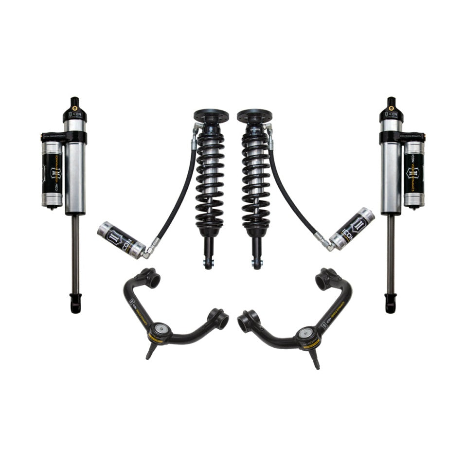 ICON Stage 4 Suspension System w/ Tubular UCA | 2009-2013 Ford F-150 4WD | 1.75-2.63 in Lift | K93004T