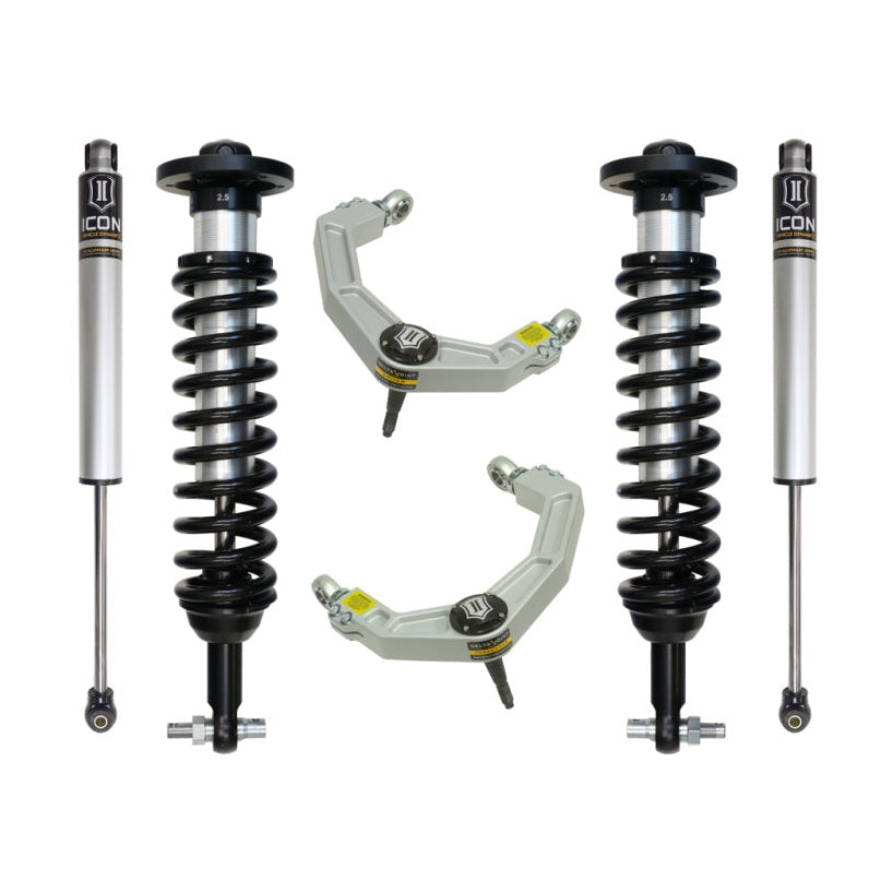 ICON Stage 2 Suspension System w/ Billet UCA | 2015-2020 Ford F-150 2WD/4WD | 0-3 in Lift | K93092