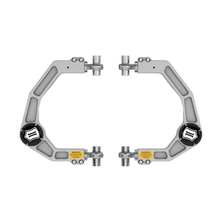 ICON Front Billet Upper Control Arms w/ Delta Joint Pro | 2021-2026 Ford F-150 2WD/4WD | 98523DJ