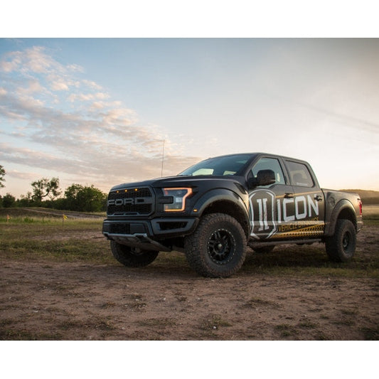 ICON 3.0 Series VS RR Front Coilover Kit | 2017-2021 Ford F-150 Raptor 4WD | Adjustable Lift | 95002