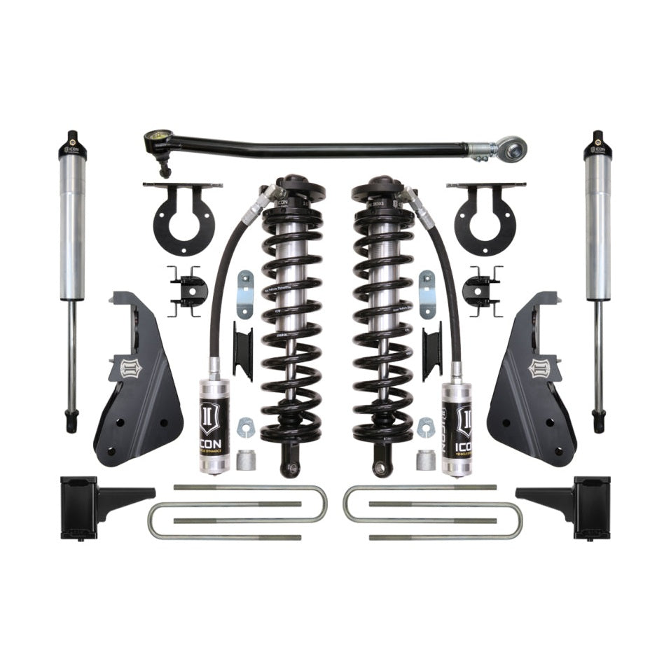 ICON Stage 2 Coilover Conversion System | 2017-2022 Ford F-250/F-350 Super Duty 4WD | 4-5.5 in Lift | K63152