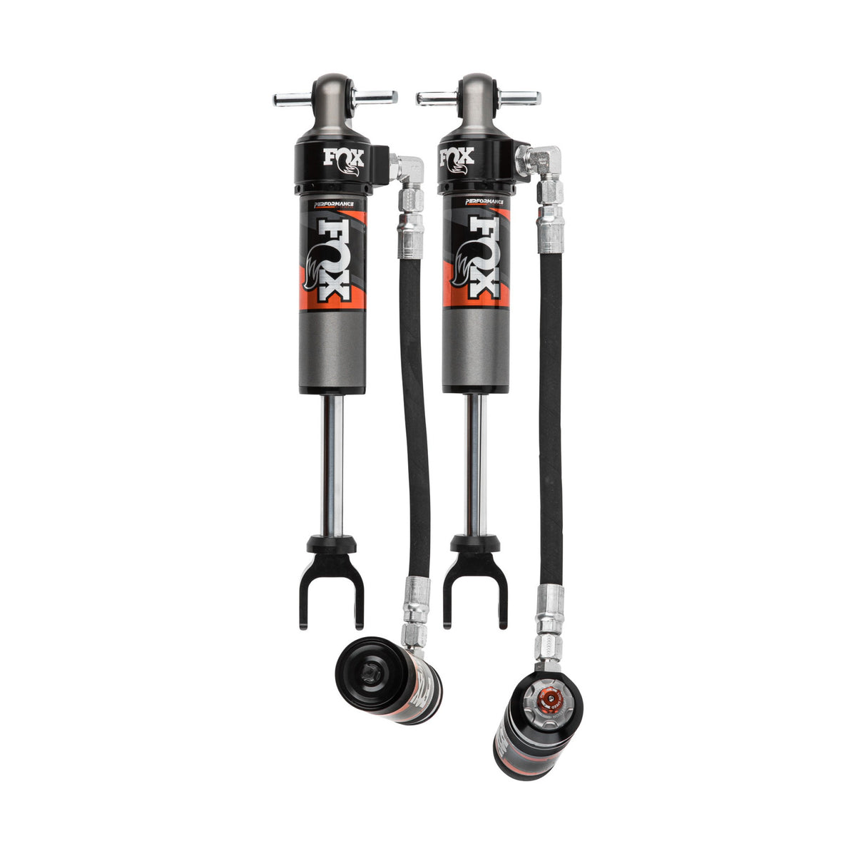 Fox 2.5 Performance Elite Front Reservoir Shock Set w/ DSC Adjuster | 2020-2026 Chevy/GMC 2500HD/3500HD 2WD/4WD | 1.5-2.5 in Lift | 883-26-084