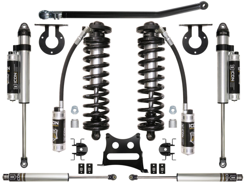 ICON Stage 4 Coilover Conversion System | 2005-2016 Ford F-250/F-350 Super Duty 4WD | 2.5-3 in Lift | K63104