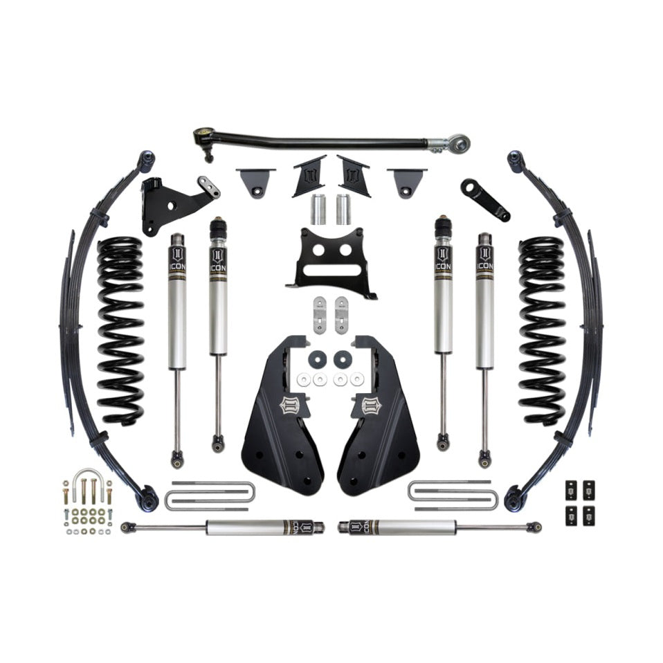 ICON Stage 1 Suspension System | 2017-2022 Ford F-250/F-350 Super Duty 4WD | 7 in Lift | K67111