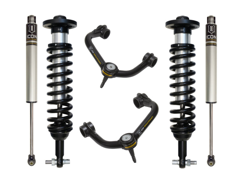 ICON Stage 2 Suspension System w/ Tubular UCA | 2014 Ford F-150 2WD/4WD | 0-2.63 in Lift | K93062T